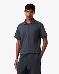 Polo Paris Bordado e com Gola Aberta Classic Fit
