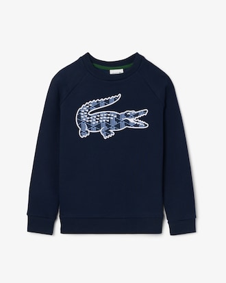 Sweatshirt de Felpa com Estampado de Monograma