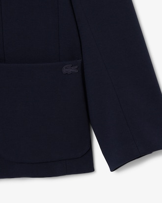 Blazer em Piqué de Dupla Face