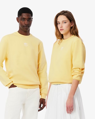 Sweatshirt de Felpa Estampada