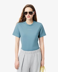 T-shirt de Algodão com Estampado