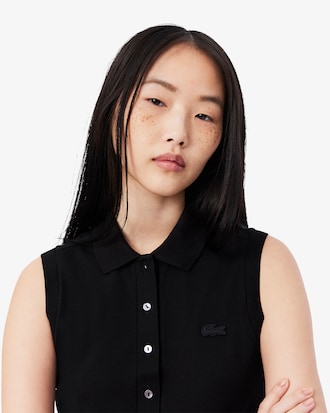 Polo L.12.D Elástico e Sem Mangas Slim Fit