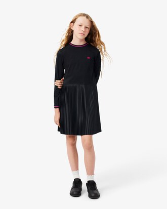 Vestido tipo T-shirt Plissado
