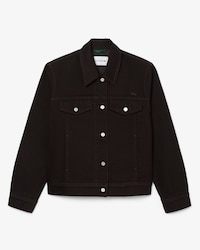 Blus&atilde;o Slim Fit em Ganga com Bot&otilde;es