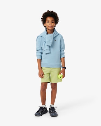 Sweatshirt de Felpa com Gola Redonda unissexo
