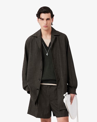 Overshirt Runway de L&atilde; Estampada