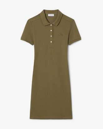 Vestido Polo Mini Piqu&eacute; El&aacute;stico Slim Fit