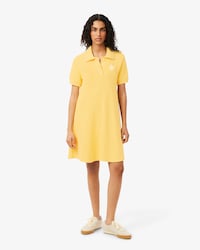 Vestido Polo de Algod&atilde;o com Pormenor de Emblema