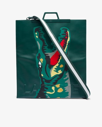 Saco Tote Runway com Estampado em Croco