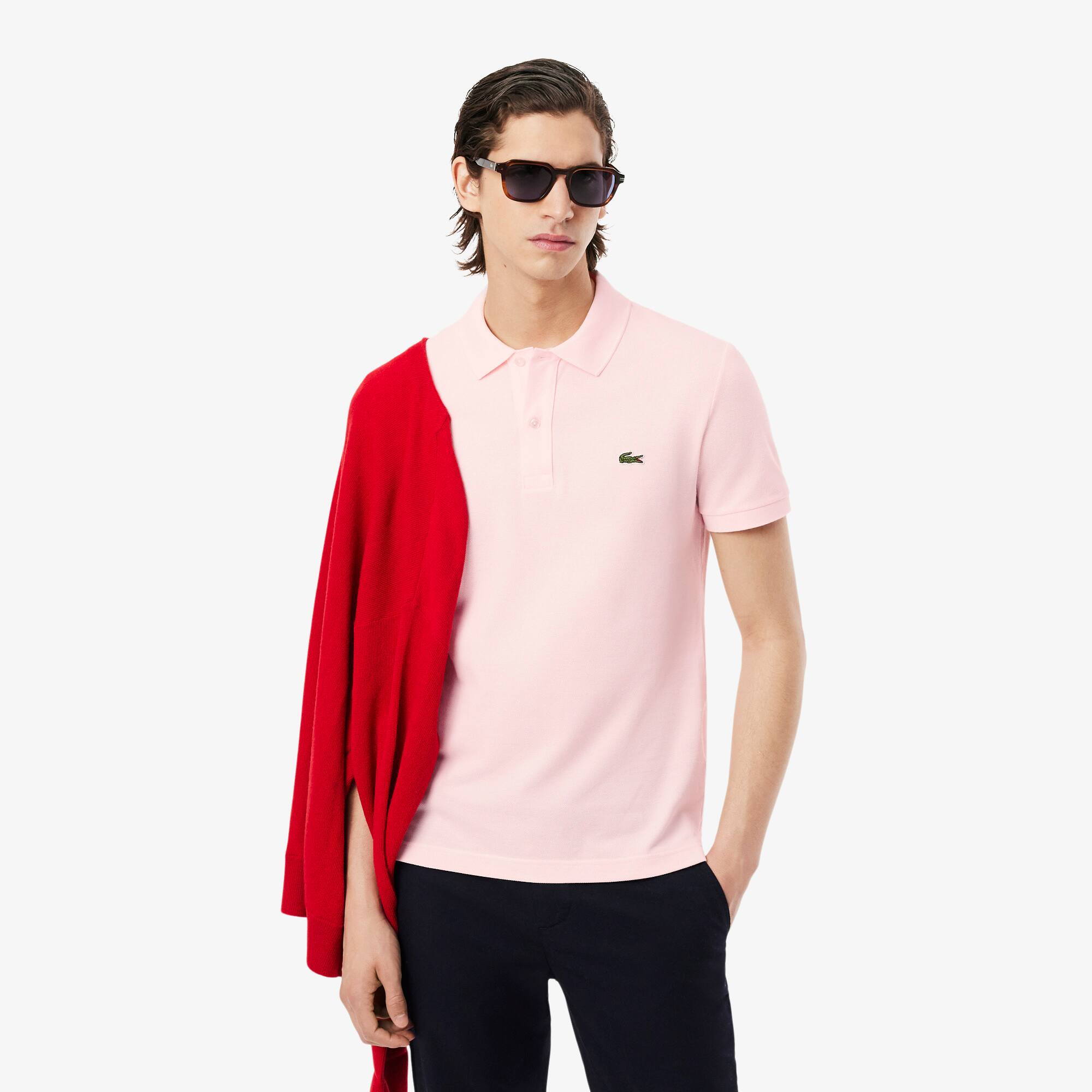 slim fit lacoste polo