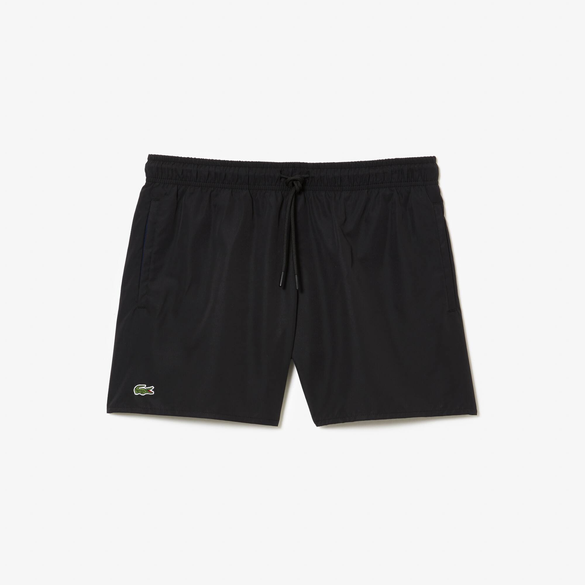 Black lacoste swim shorts Clearance