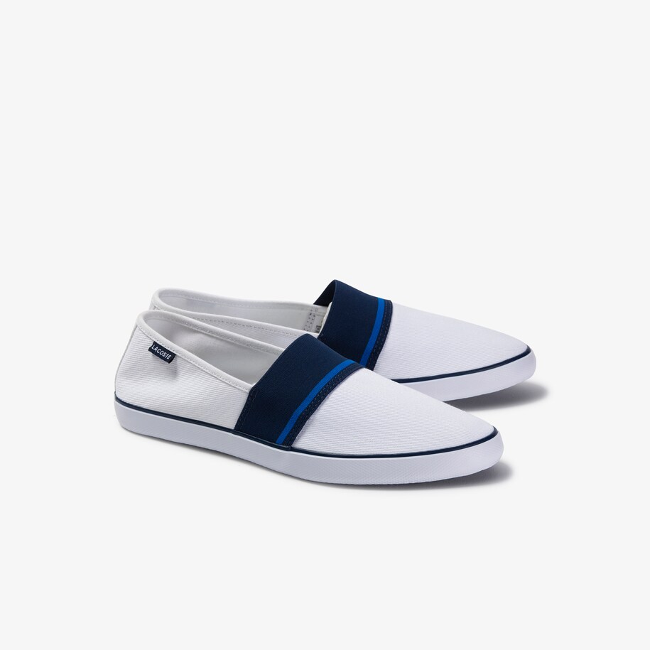 Men S Marice Colour Pop Canvas Slip Ons Lacoste