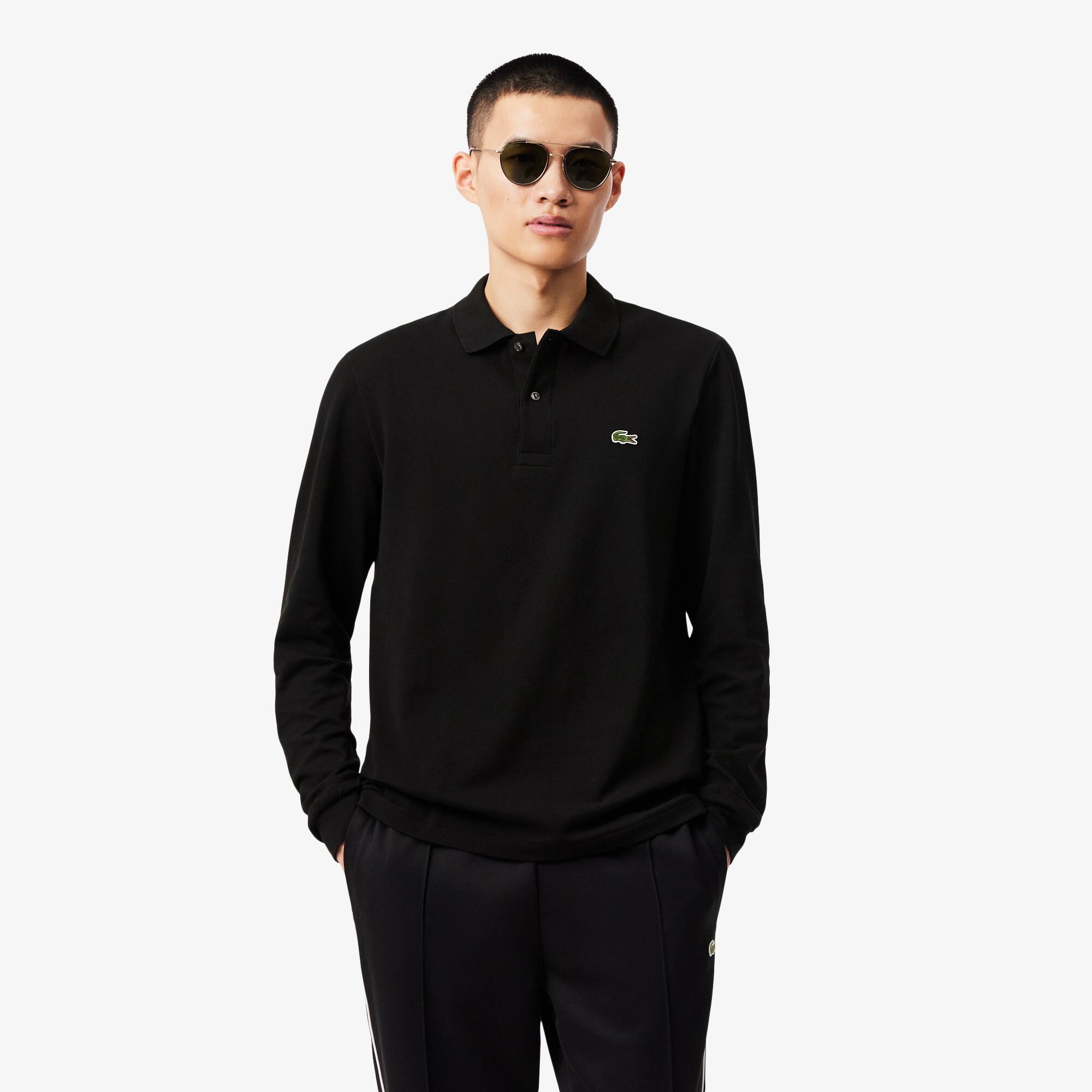 Long sleeve polo shirts lacoste Clearance