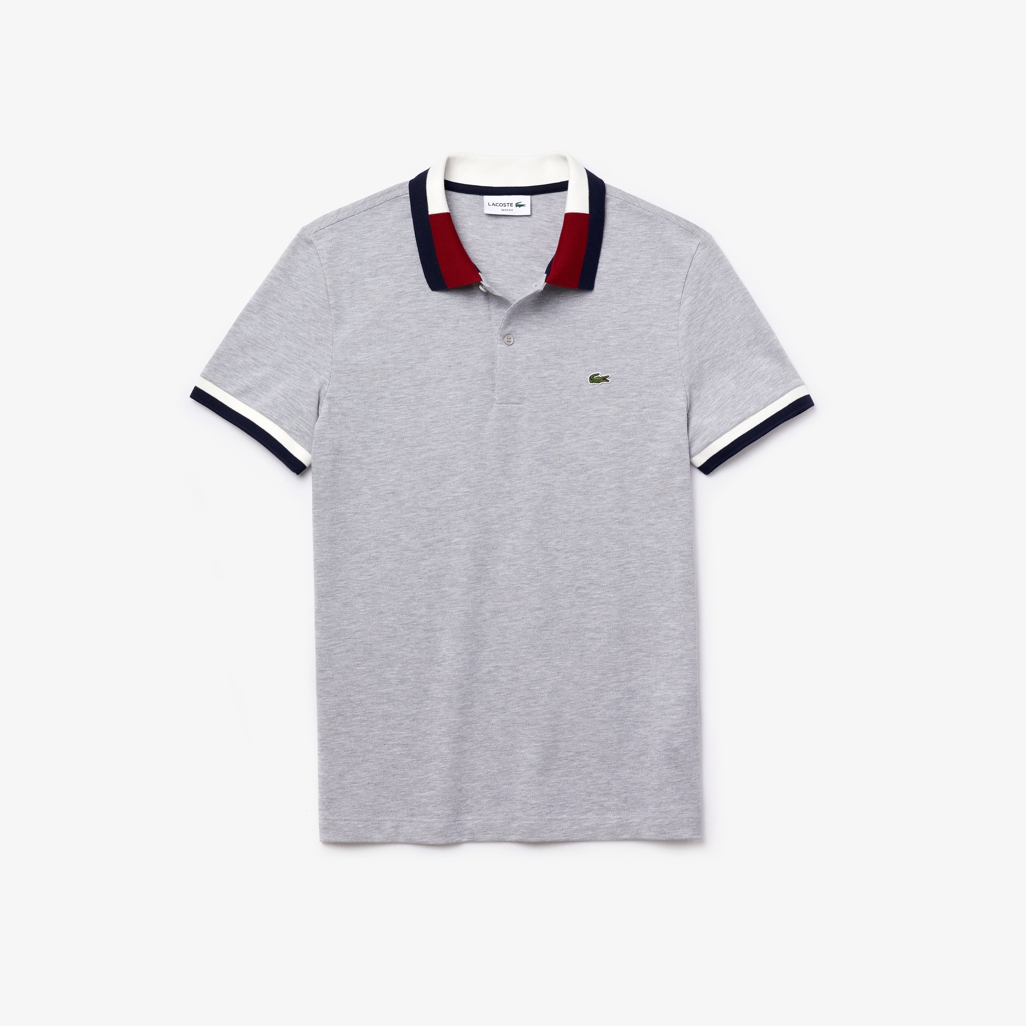 Men's Lacoste Slim fit Contrast Cotton Polo Shirt LACOSTE
