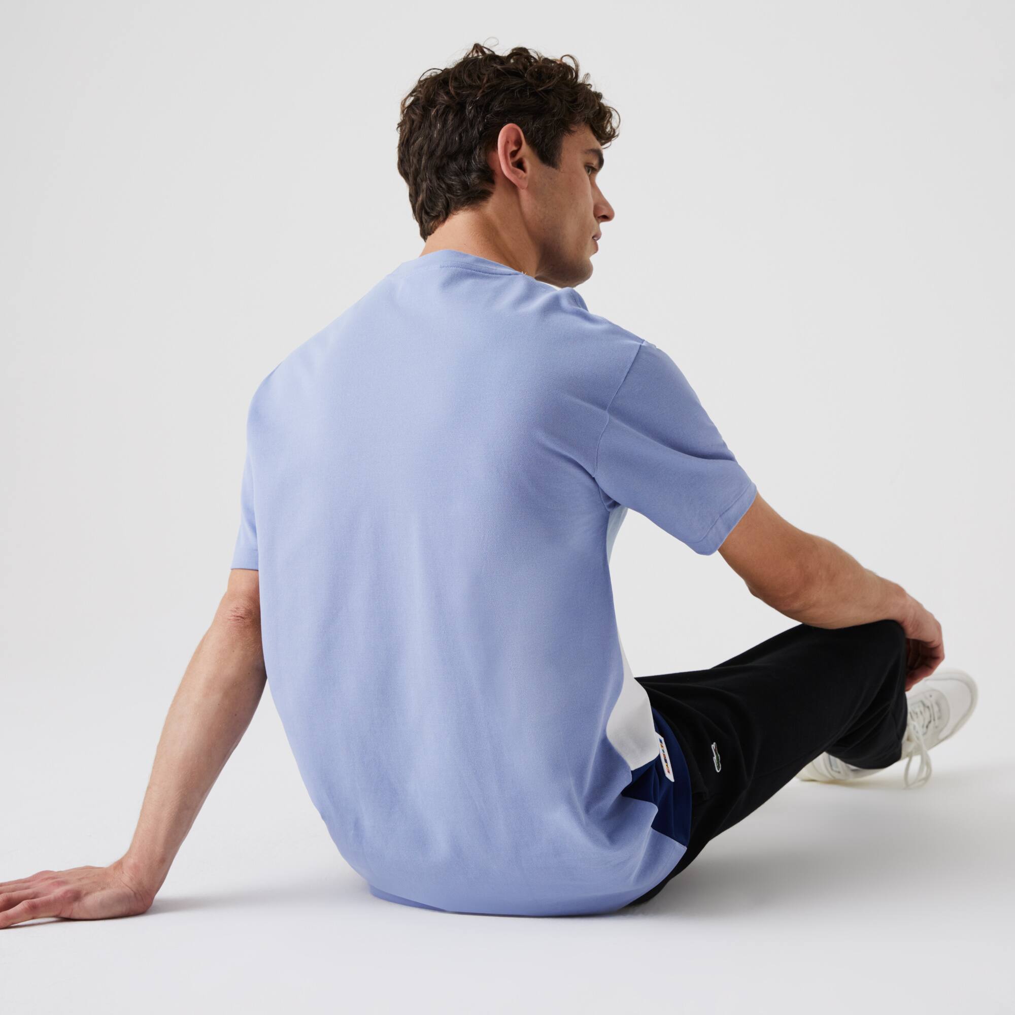 pique crew neck t shirt