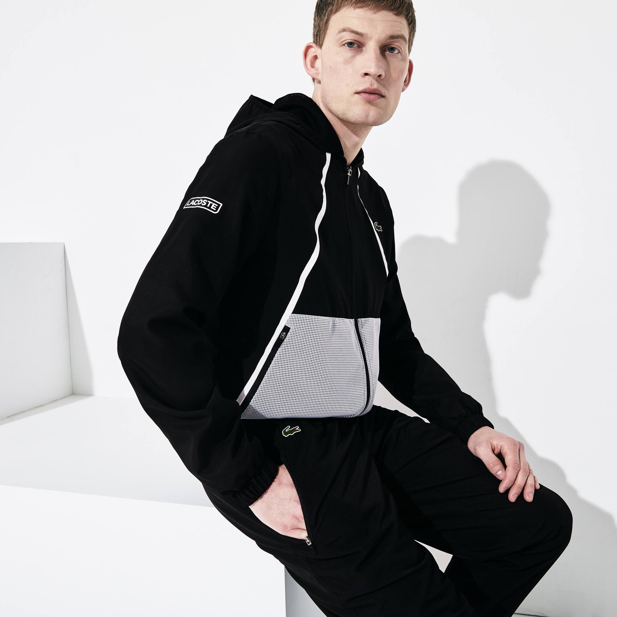 lacoste hoodie tracksuit