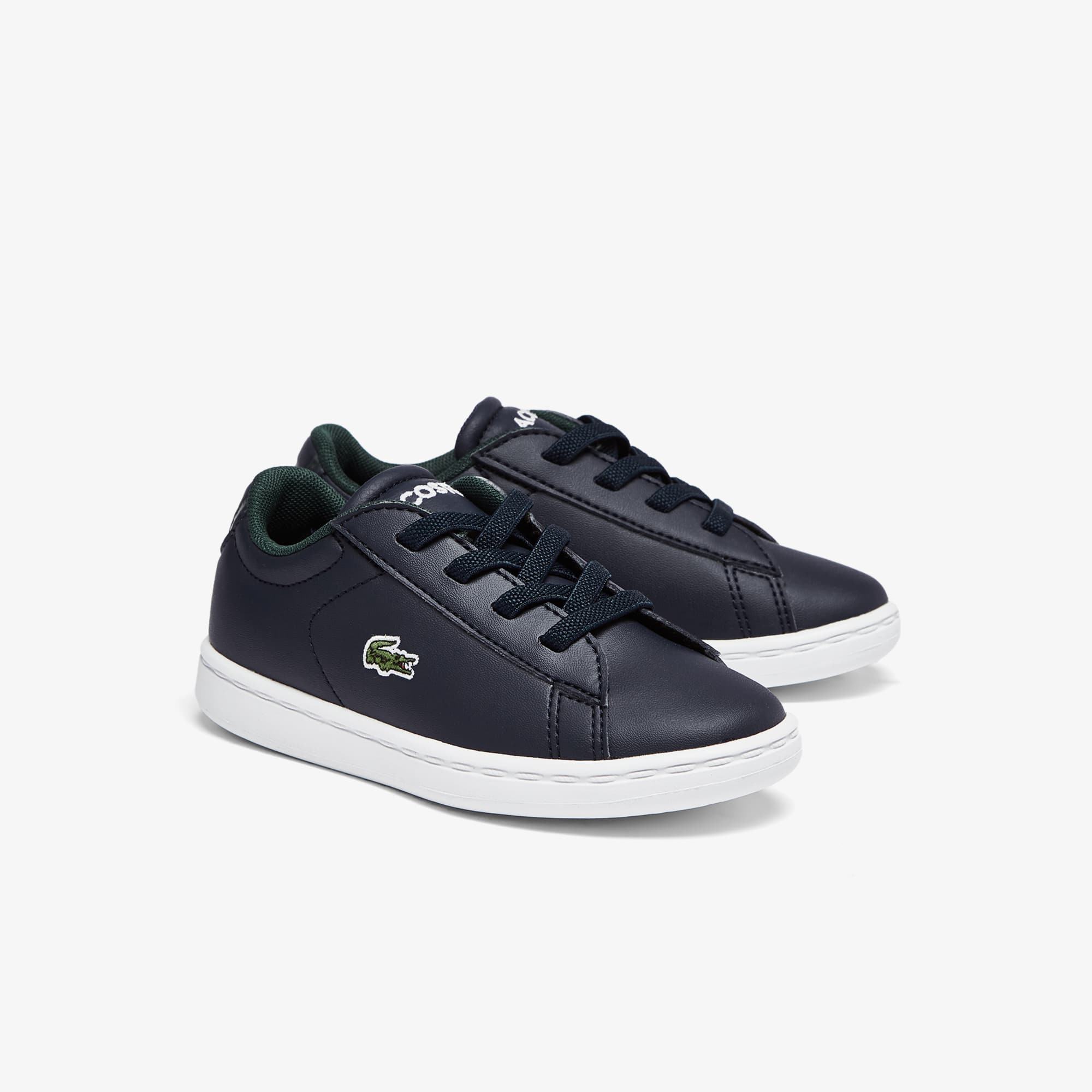 Infant white lacoste trainers Clearance