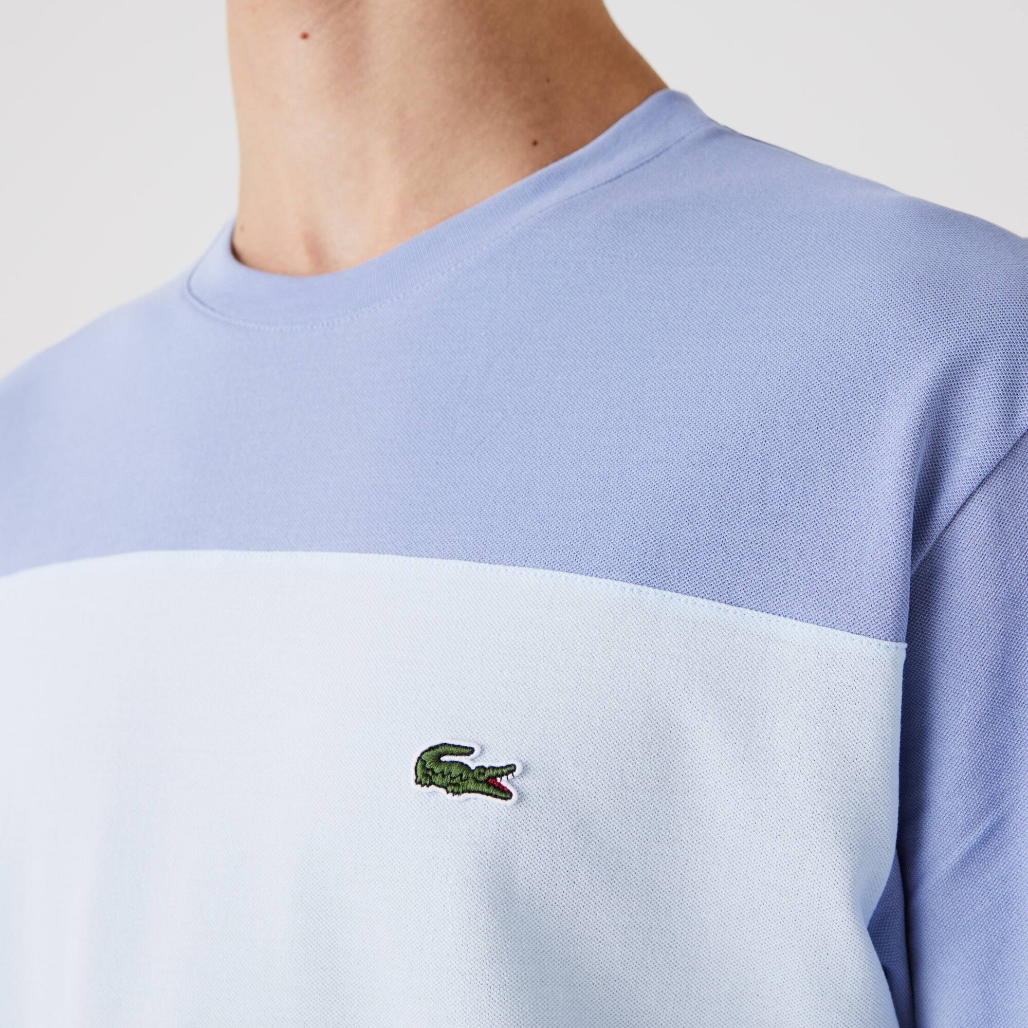 pique crew neck t shirt