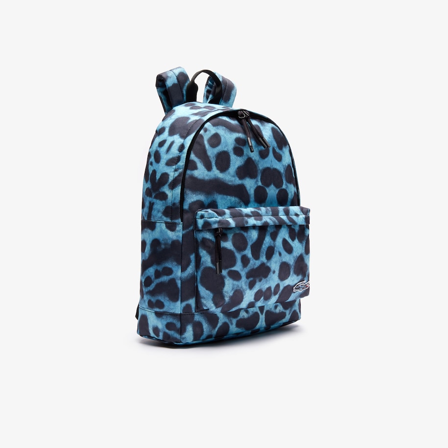 men s lacoste x national geographic animal print backpack