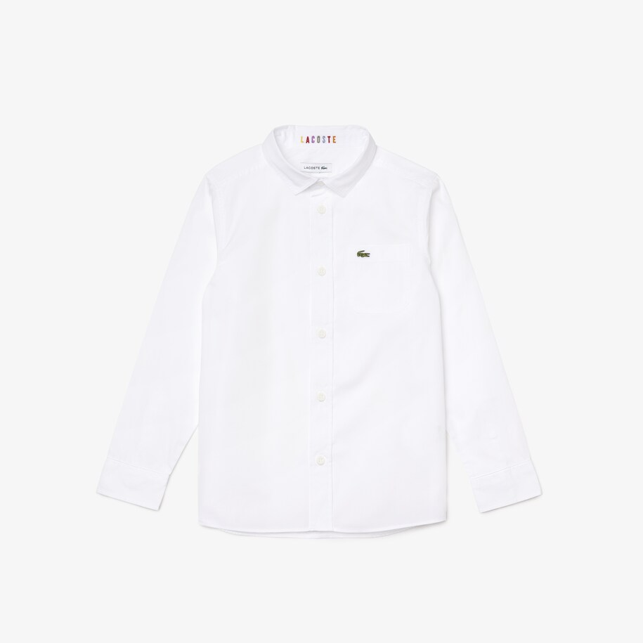 Download Boys' Pocket Lightweight Cotton Shirt | LACOSTE