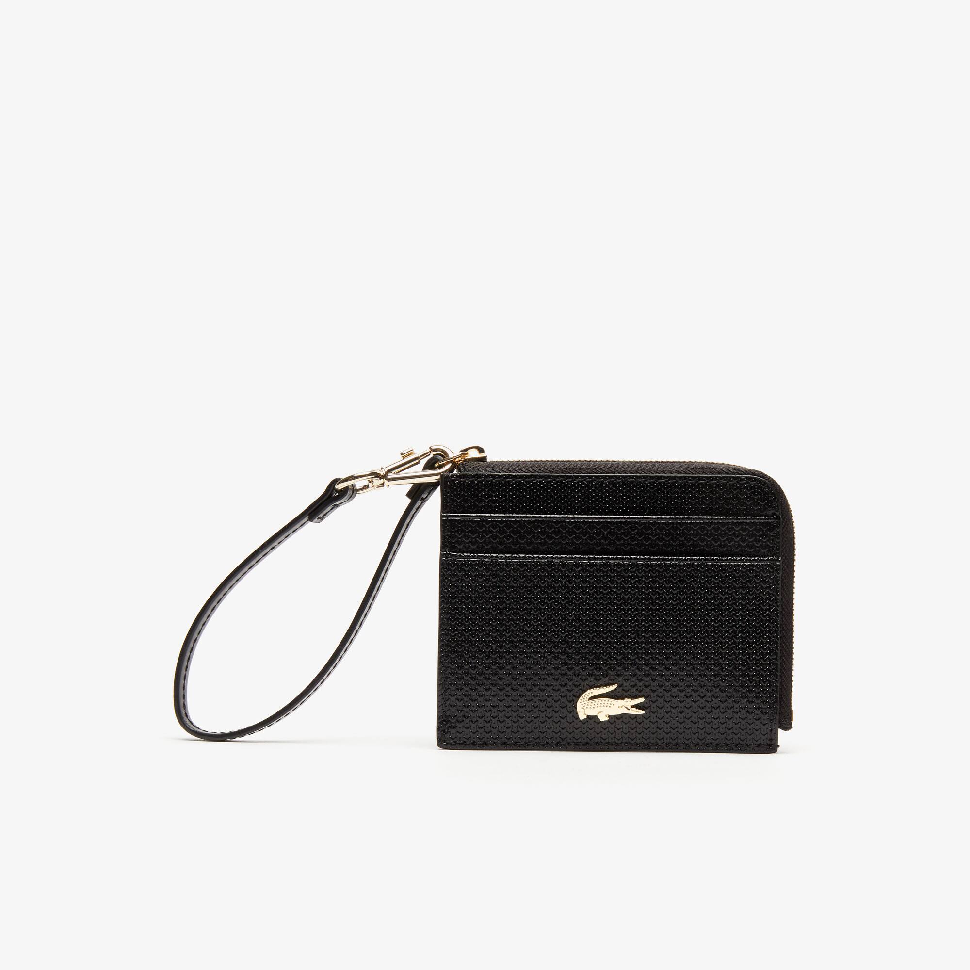 Zip card holder womens clearance