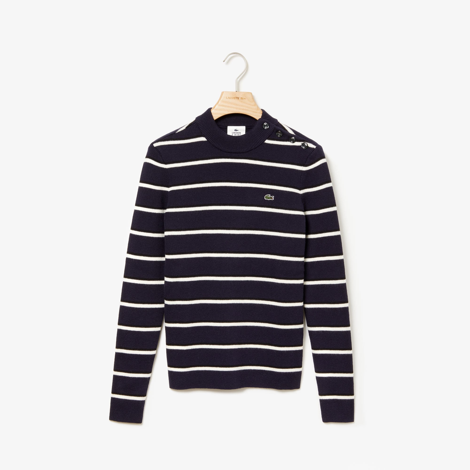 lacoste gray sweater