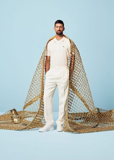 NOVAK DJOKOVIC & THE LACOSTE POLO — THE KING OF THE COURT