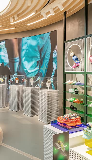 Lacoste sneakers at the Regent Street flagship, London