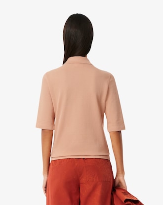 Slim Fit L.12.D Three Quarter Sleeve Polo Shirt