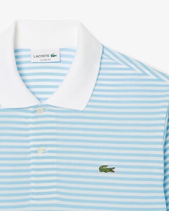 Classic Fit L.12.12 Striped Petit Piqué Polo Shirt