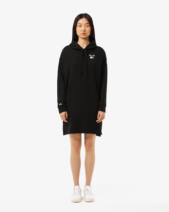 Oversized Fleece Sweatshirt Dress