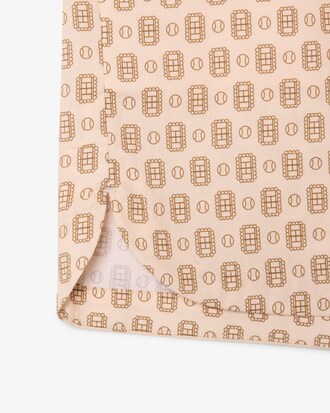 Printed Oversized Bermuda Shorts