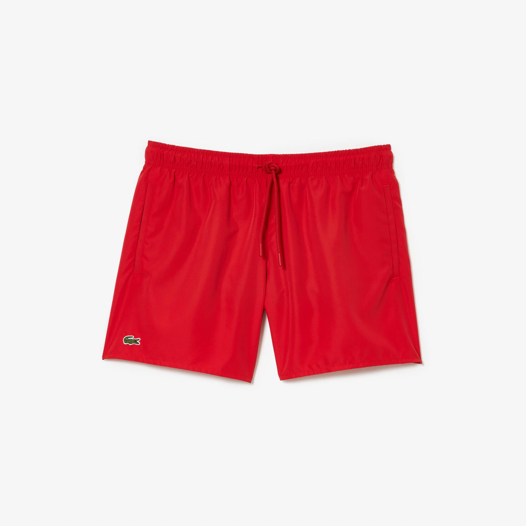 Lacoste red swim shorts clearance