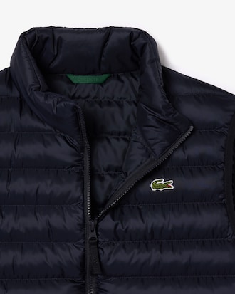 Water-Repellent Puffed Vest