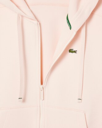 Zip-Up Piqué Hoodie