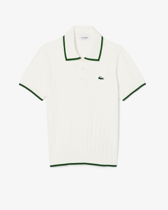 Short Sleeved Polo Collar Golf Sweater