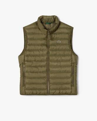 Water-Repellent Puffed Vest