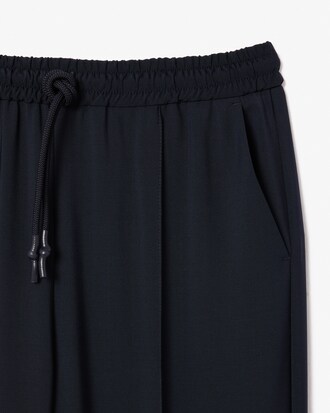 Oversized Wool Blend Track Pants
