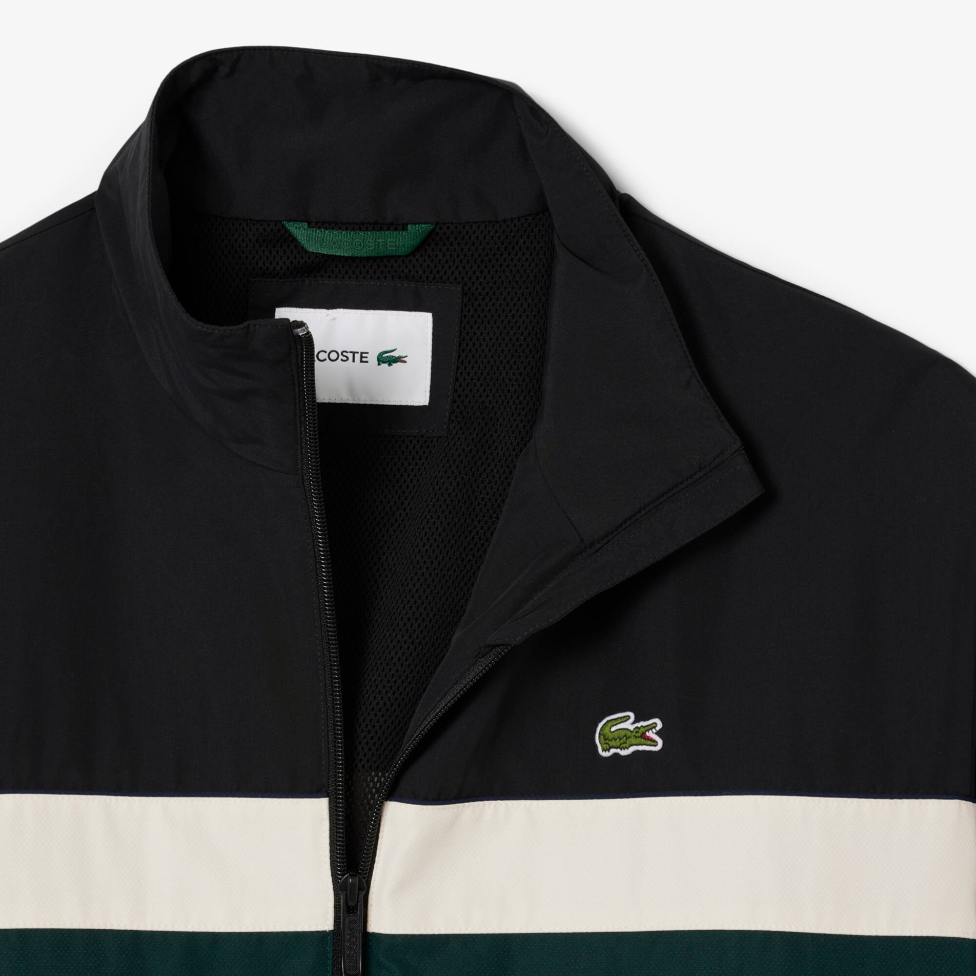 Colour-Block Water-Repellent Track Jacket - Men's Jackets & Coats