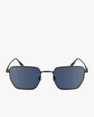 Retro Rectangle Metal Glasses