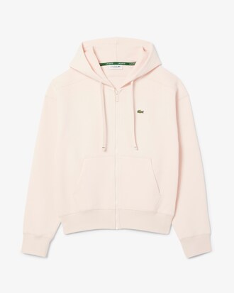 Zip-Up Piqué Hoodie