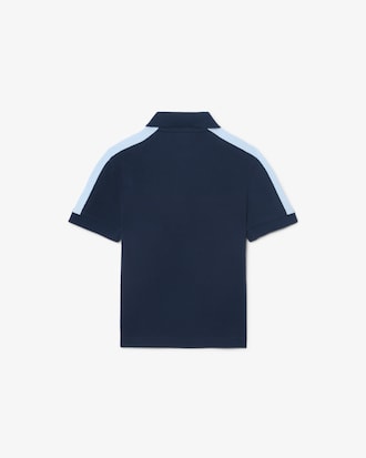 Colour-Block Petit Piqu&eacute; Polo Shirt