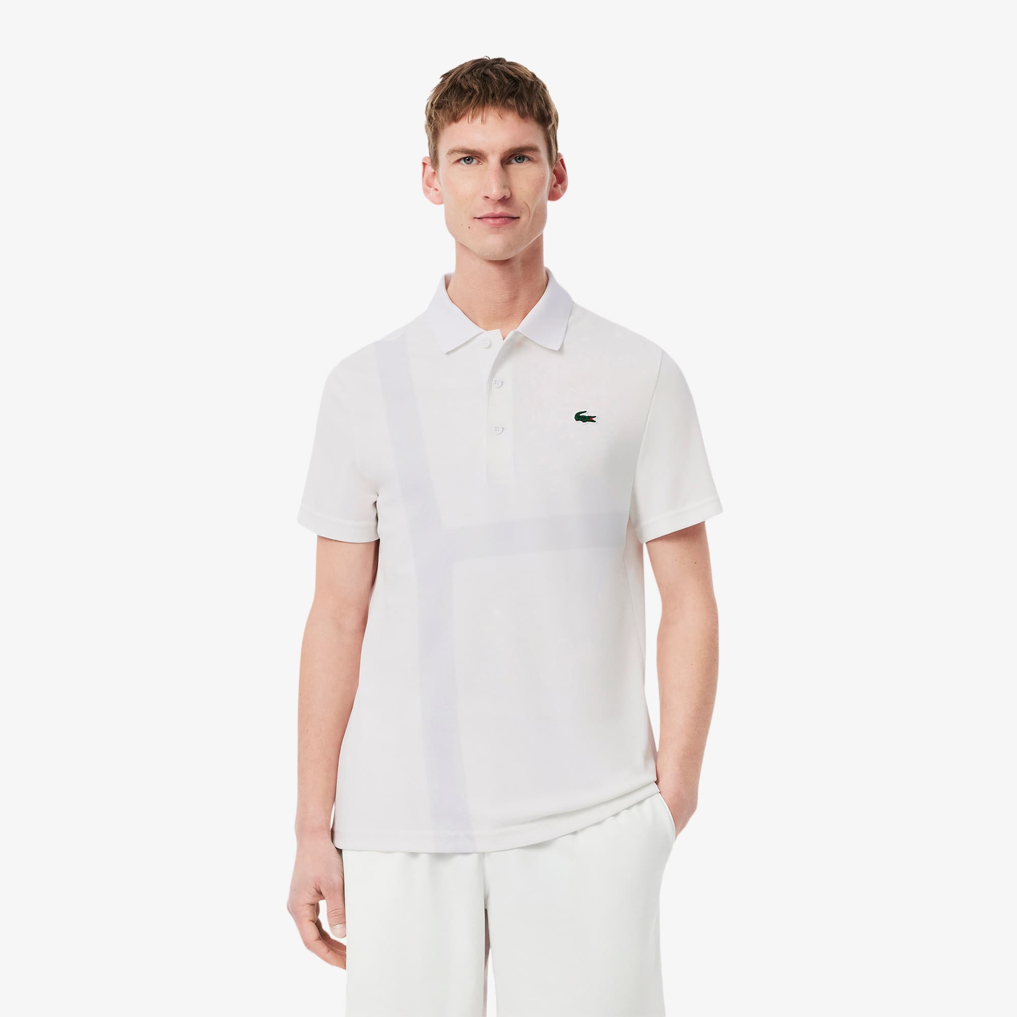 Lacoste Tennis x Novak Djokovic Polo Shirt - Men's Short