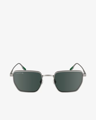 Retro Rectangle Metal Glasses