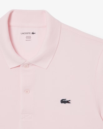 Regular Fit Cotton Blend Polo Shirt