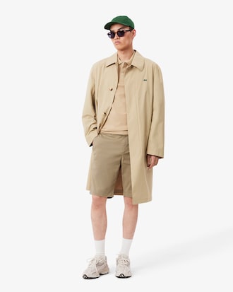 Slim Fit Stretch Cotton Chino Shorts