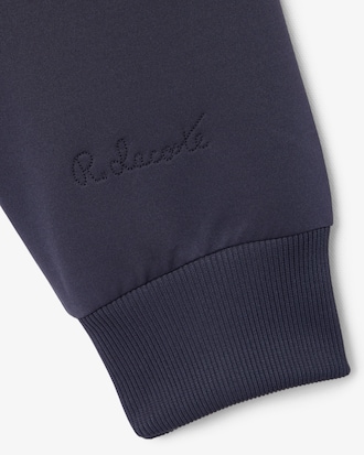 High Neck Embroidered Signature Jacket