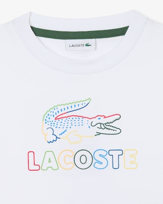 Oversized Print Cotton T-shirt   