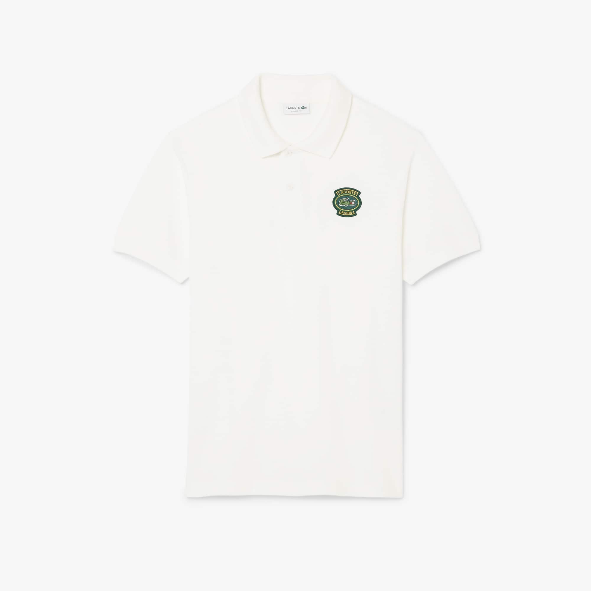 Classic Fit Petit Piqué Badge Polo Shirt - Men's Short Sleeves