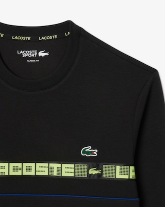 Branded Stripe Tennis Sweatshirt
